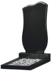 Памятник гранитный черный фигурный